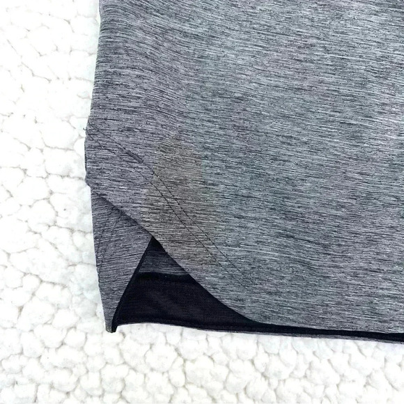 Adidas Gray Heathered V-Cut Elastic Waist Athletic Shorts Size M - Picture 4 of 10